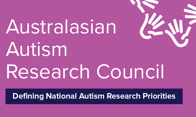 Text: Australasian Autism Research Council - Defining National Autism Research Priorities
