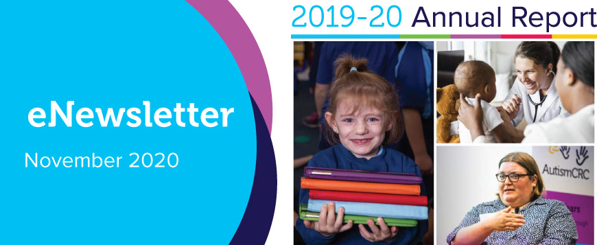 eNewsletter November 2020 featuring 2019-20 Annual Report