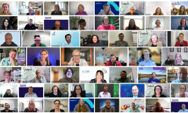 A collage of people involved with Autism@Work 2023