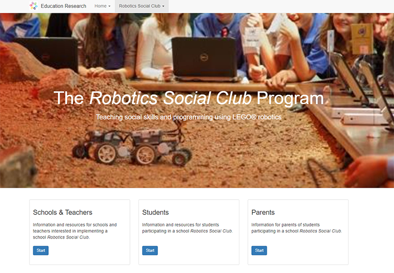 Social Robotics Club Website
