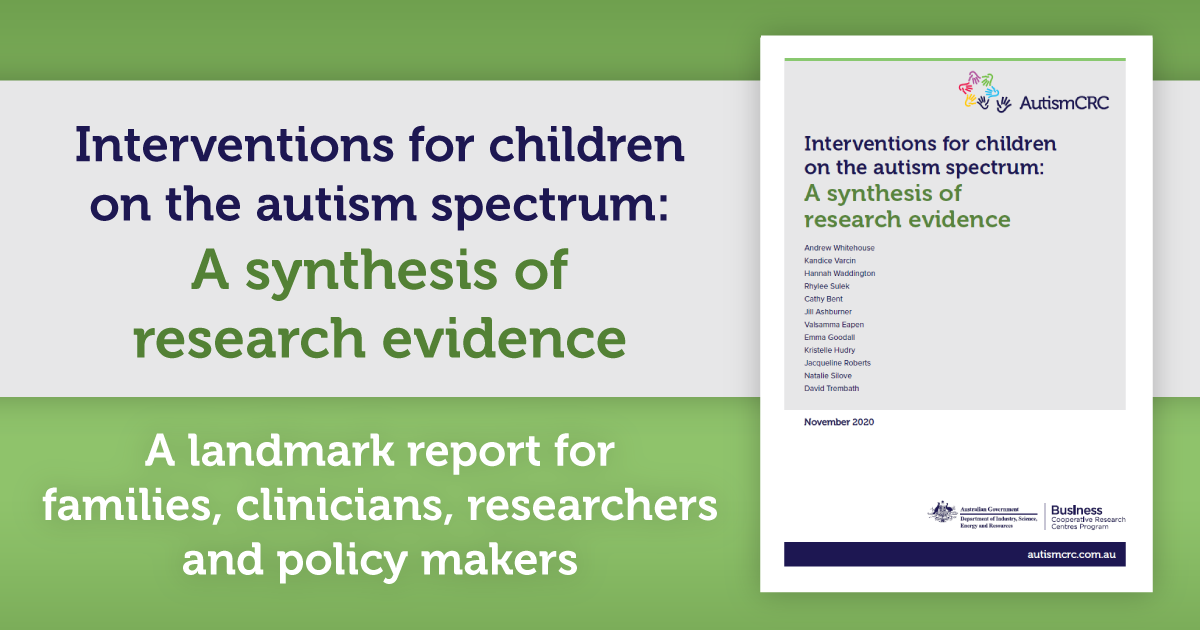 A landmark report for families, clinicians, researchers and policy makers