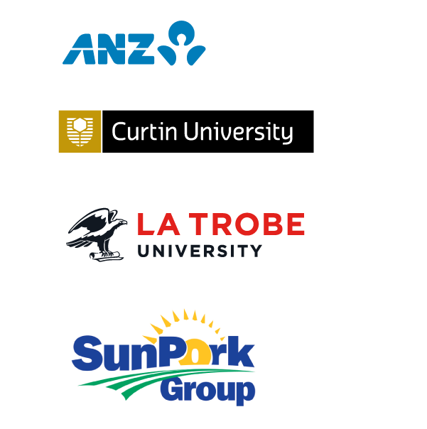ANZ, Curtin University, La Trobe University and SunPork Group
