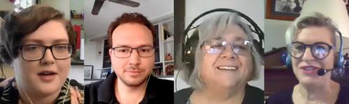 The faces of autistic voices from the webinar